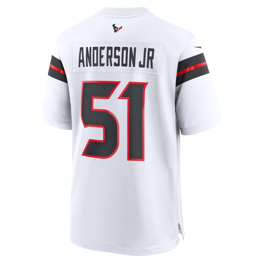 H.Texans #51 Will Anderson Jr. Game Jersey - White Football Jerseys - Main View