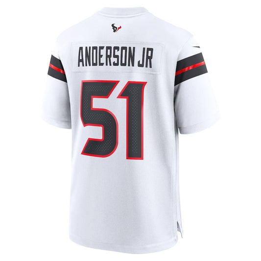 H.Texans #51 Will Anderson Jr. Game Jersey - White Football Jerseys - Main View