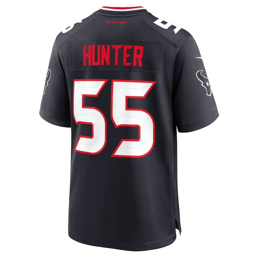 H.Texans #55 Danielle Hunter Team Game Jersey - Navy American Football Jerseys - Main View