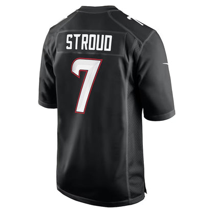 H.Texans #7 C.J. Stroud Carbon Black Fashion American Football Jerseys - Main View