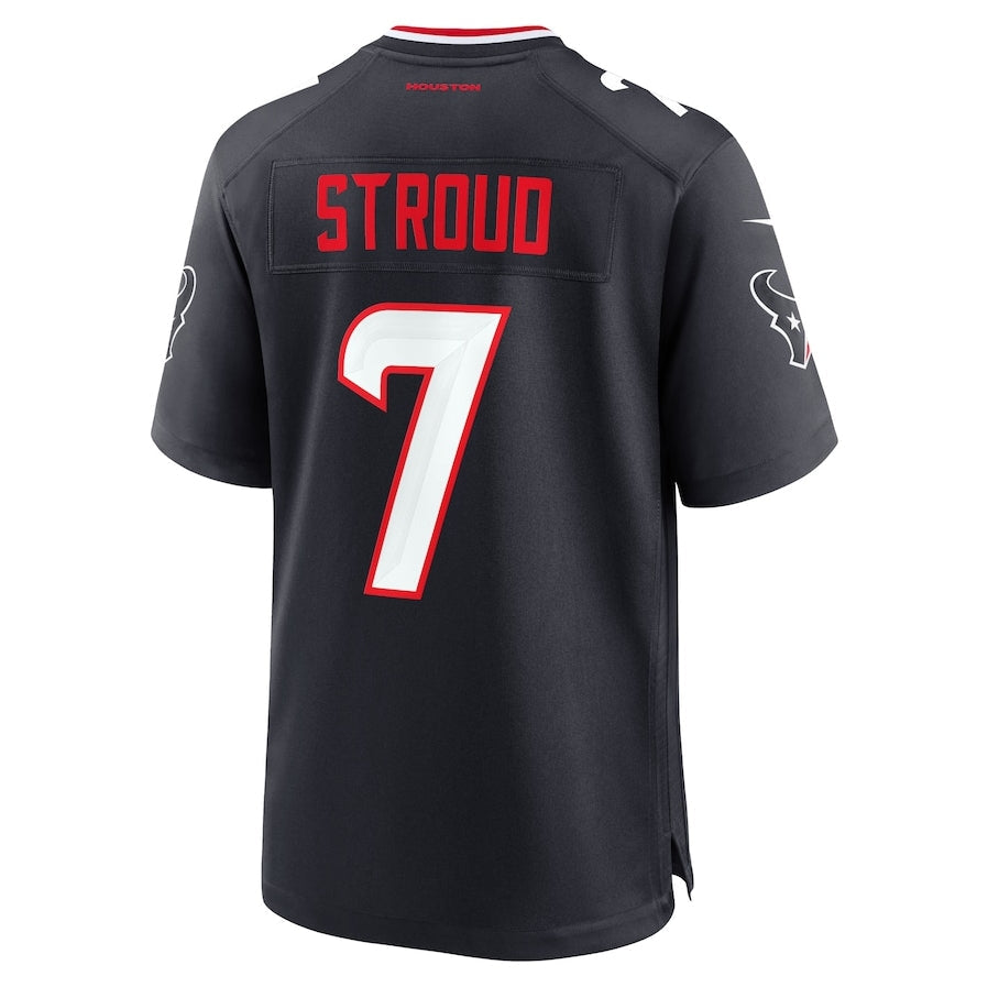 H.Texans #7 C.J. Stroud Game Jersey - Navy American Football Jerseys - Main View