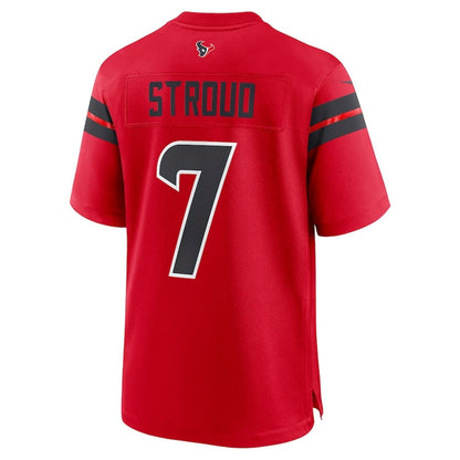 H.Texans #7 C.J. Stroud Game Jersey - Red American Football Jerseys - Main View