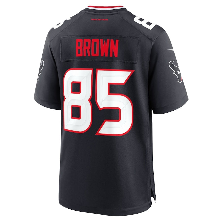 H.Texans #85 Noah Brown Team Game Jersey - Navy American Football Jerseys - Main View