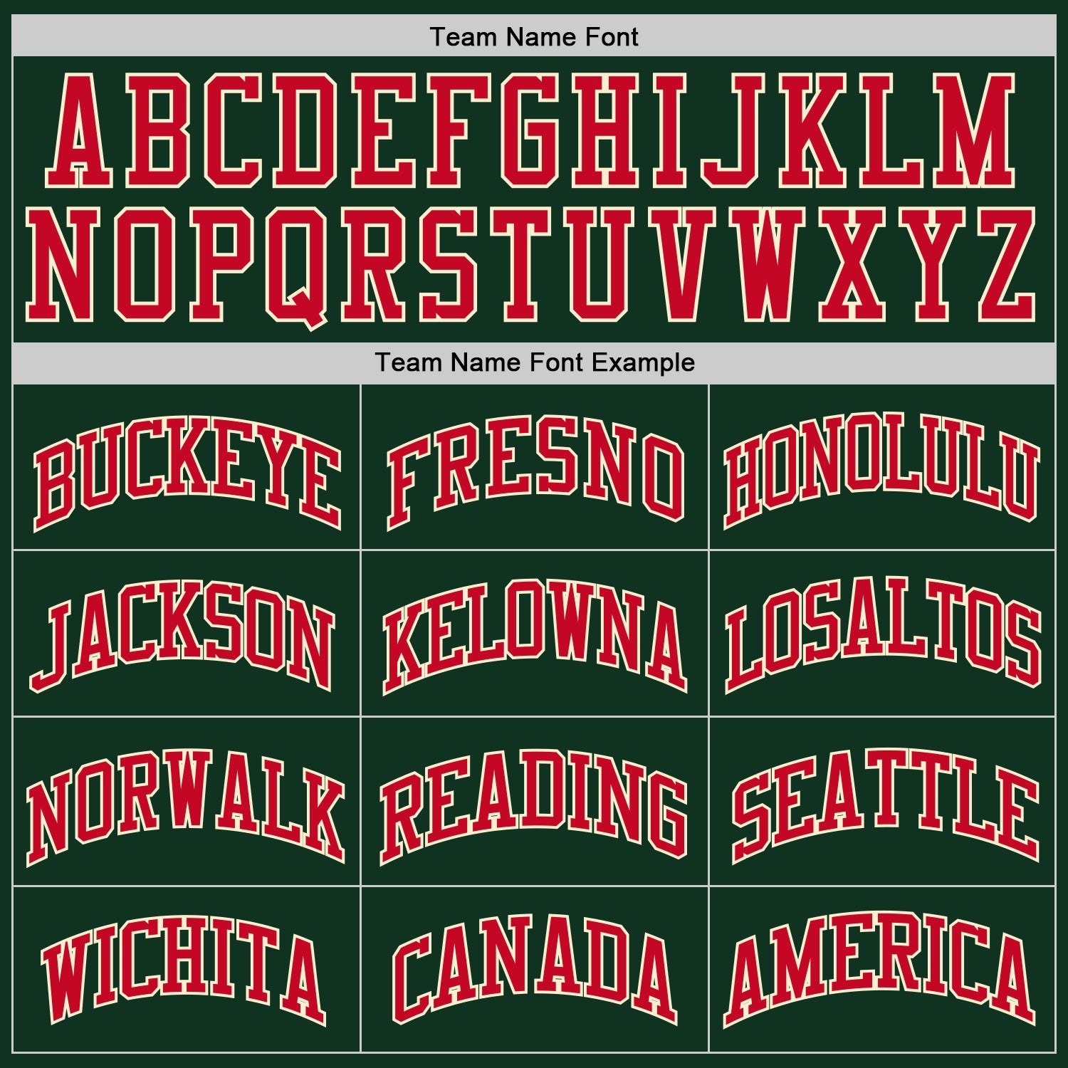 Custom Hunter Green Red-Cream Authentic Throwback Basketball Jersey view 4