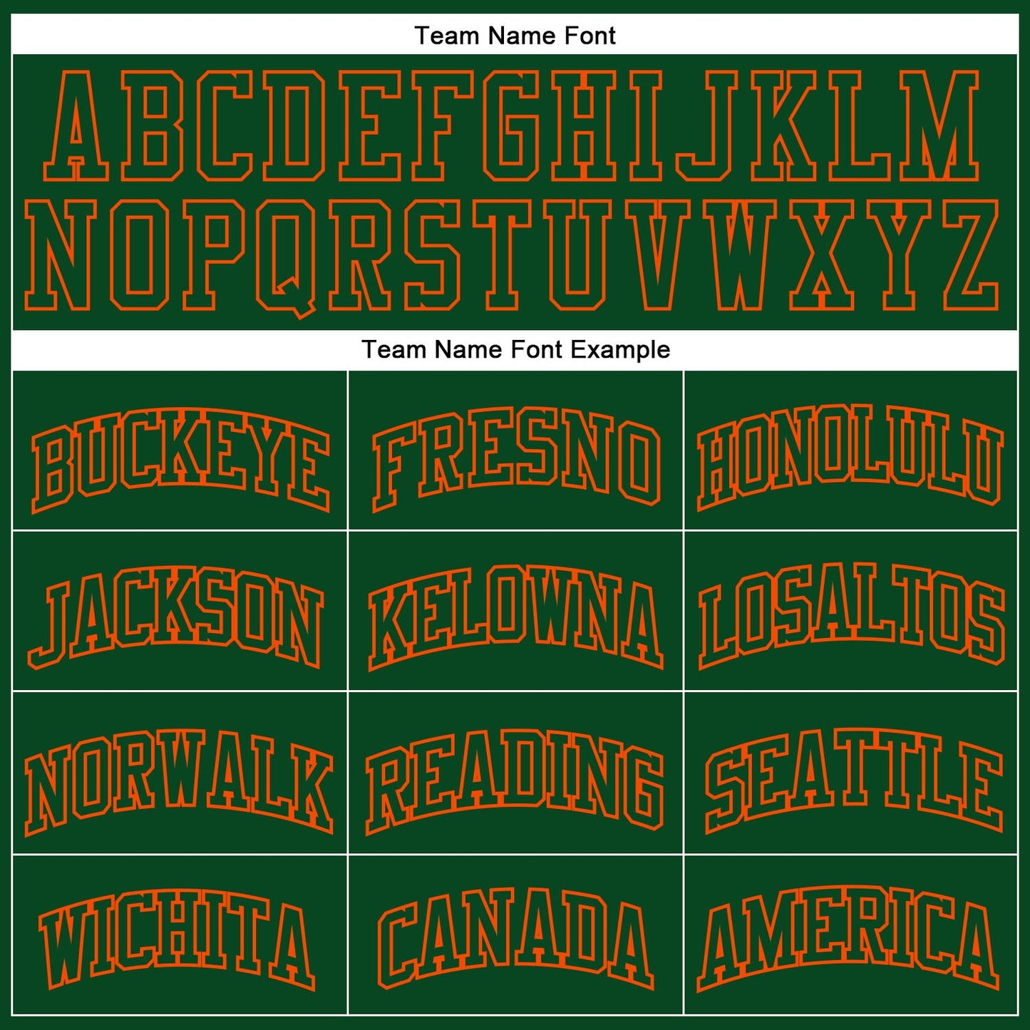 Custom Hunter Green Green-Orange Authentic Throwback Basketball Jersey view 3