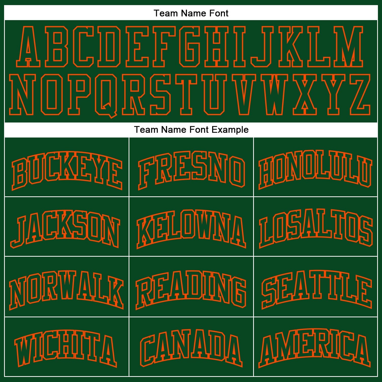 Custom Hunter Green Green-Orange Authentic Throwback Basketball Jersey view 3