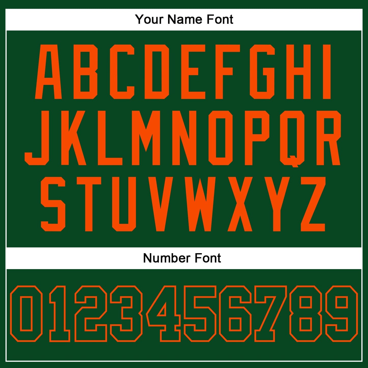Custom Hunter Green Green-Orange Authentic Throwback Basketball Jersey view 4