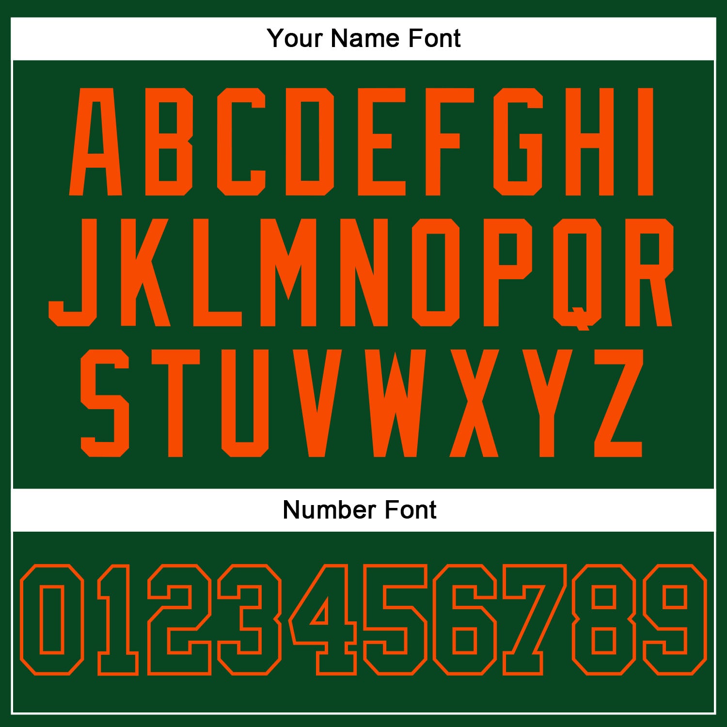 Custom Hunter Green Green-Orange Authentic Throwback Basketball Jersey view 4
