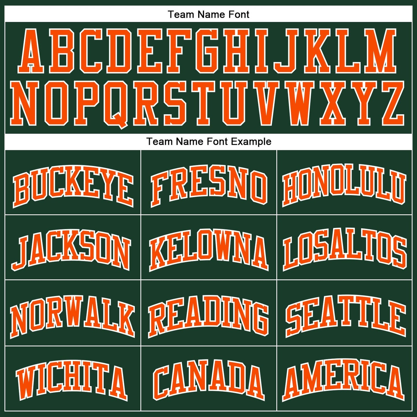 Custom Hunter Green Orange-White Authentic Throwback Basketball Jersey view 3