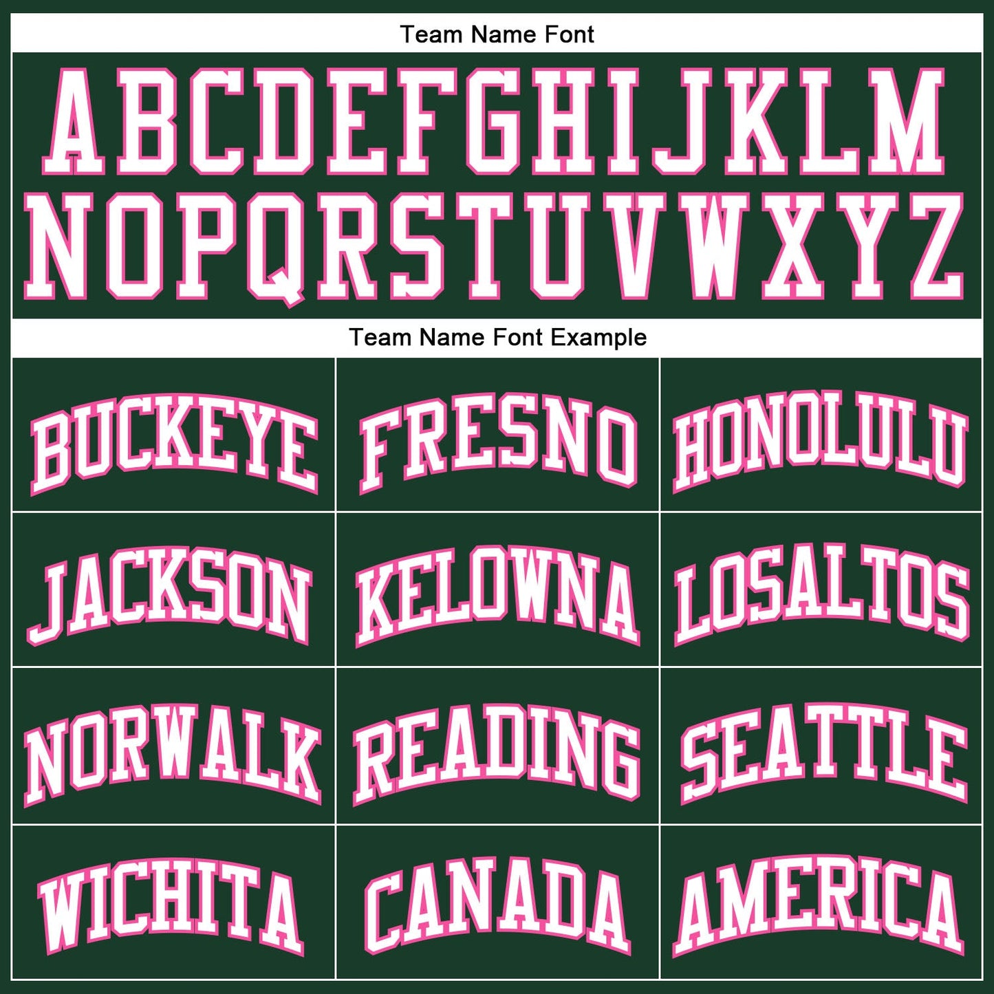 Custom Hunter Green White-Pink Authentic Throwback Basketball Jersey view 3