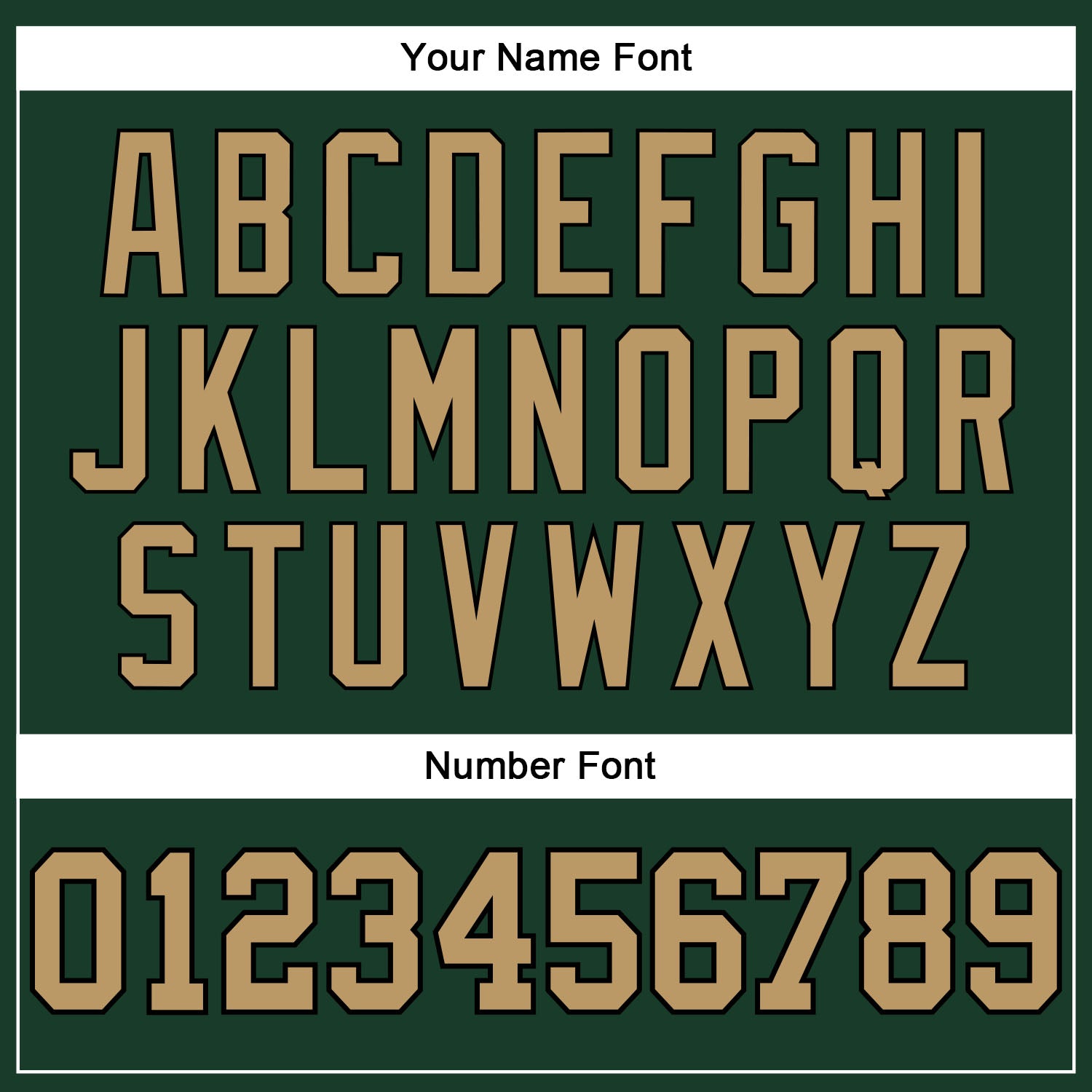 Custom Hunter Green Old Gold-Black Authentic Throwback Basketball Jersey view 4