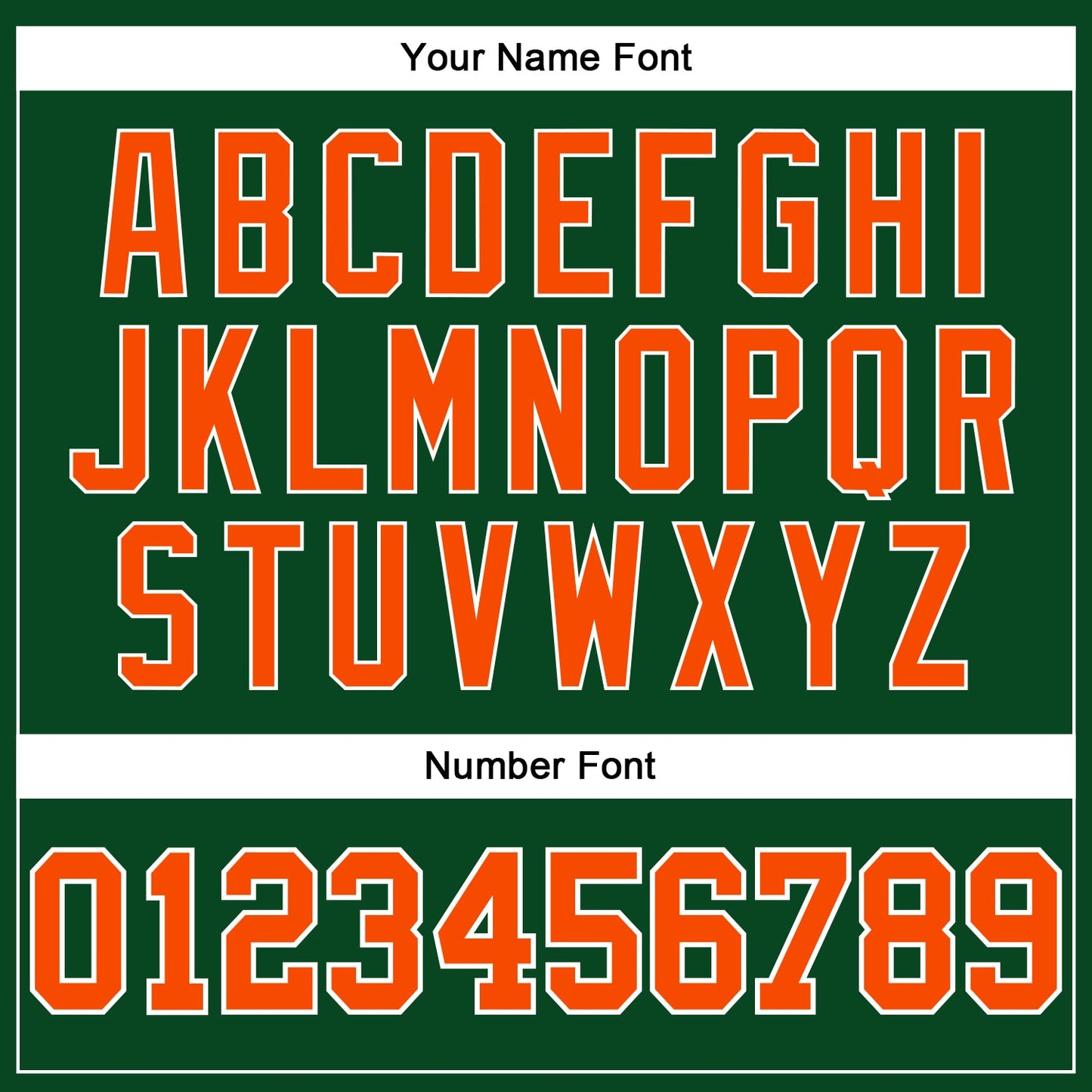 Custom Hunter Green Orange-White Authentic Throwback Basketball Jersey view 3