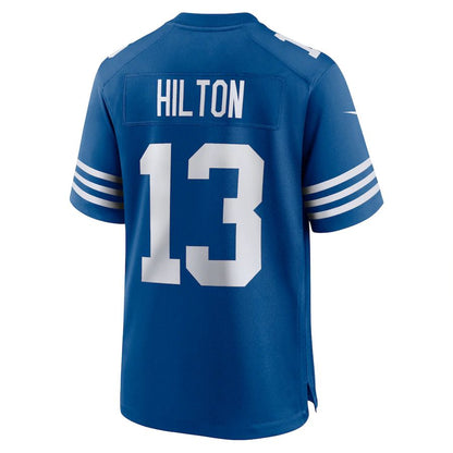 IN.Colts #13 T.Y. Hilton Royal Alternate Game Jersey Stitched American Football Jerseys - Main View