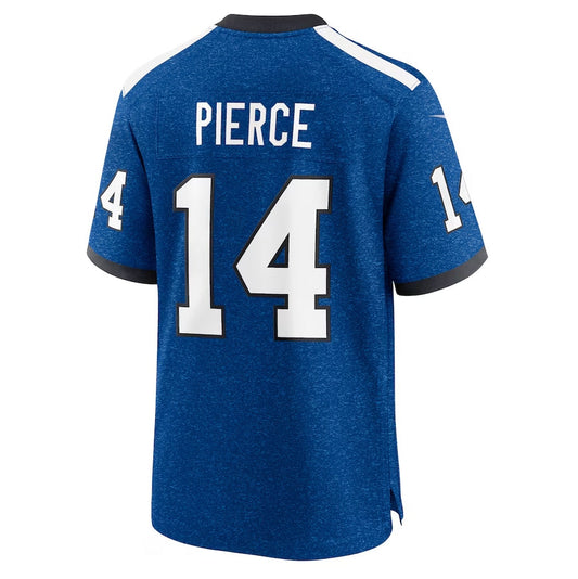 IN.Colts #14 Alec Pierce Royal Indiana Nights Alternate Game Stitched American Football Jerseys - Main View