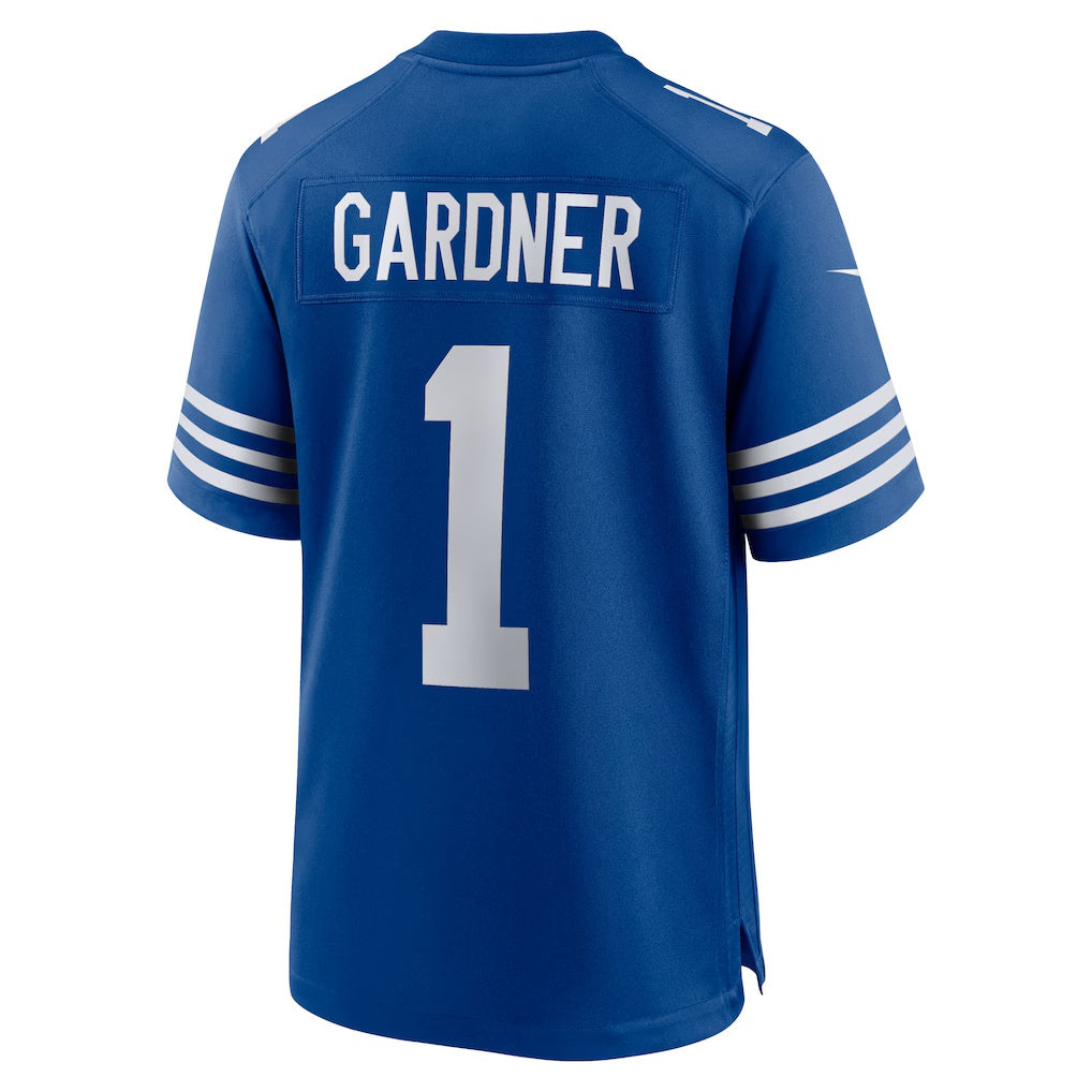 IN.Colts #1 Ahmad Sauce Gardner Royal Alternate Game Stitched American Football Jerseys - Main View