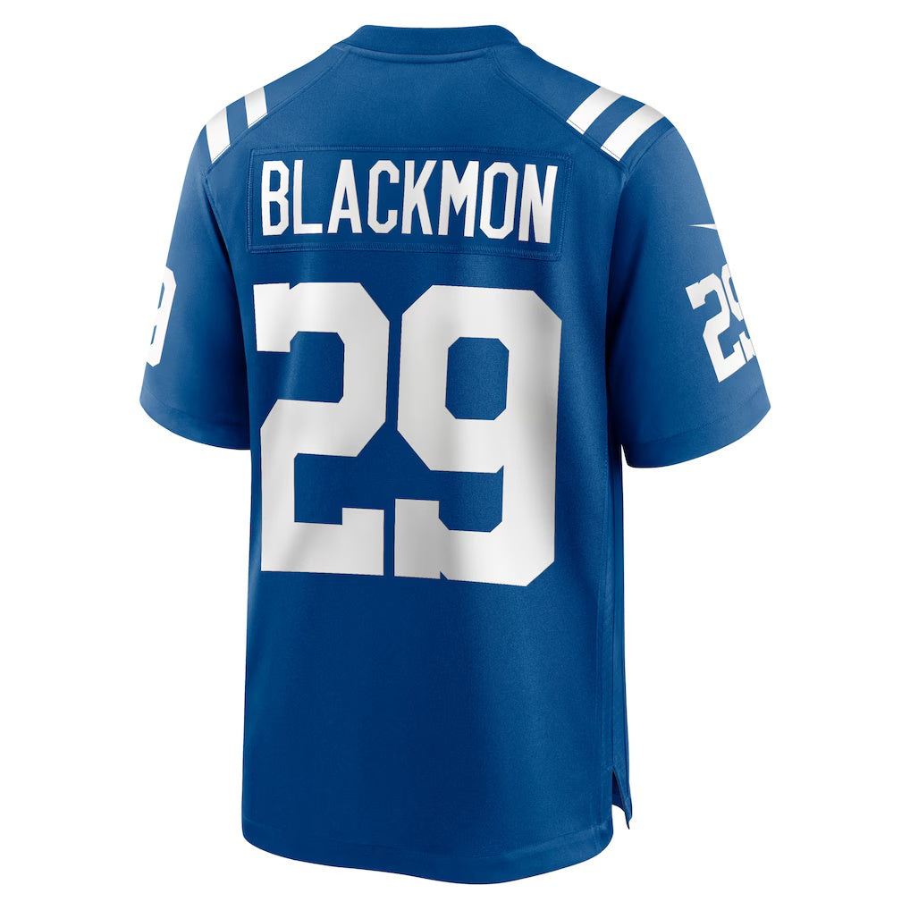 IN.Colts #29 Mekhi Blackmon Royal Team Game Stitched American Football Jerseys - Main View