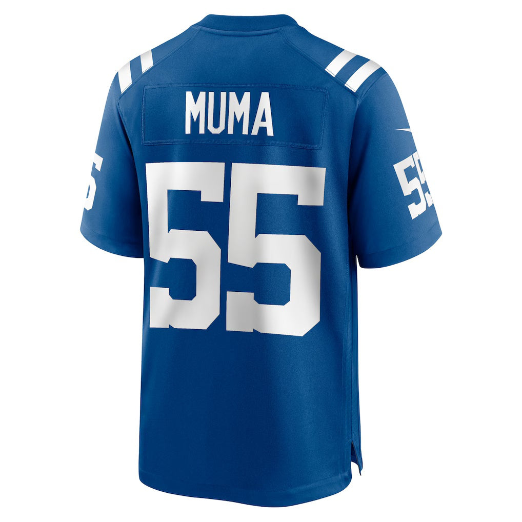 IN.Colts #55 Chad Muma Royal Team Game Stitched American Football Jerseys - Main View