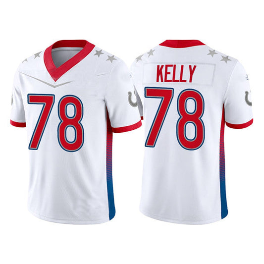 IN.Colts #78 Ryan Kelly 2022 White Pro Bowl Stitched Jersey American Football Jerseys - Main View