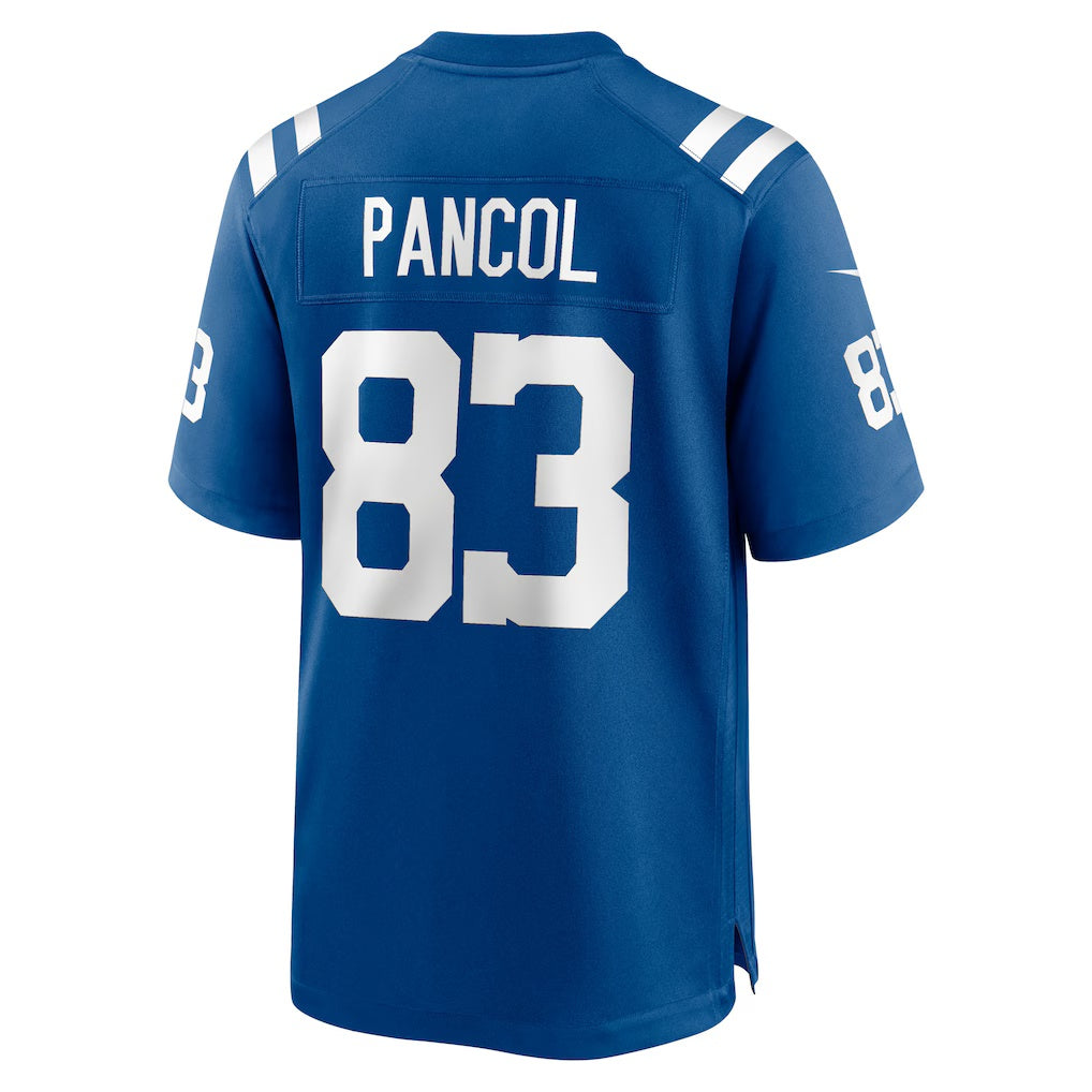 IN.Colts #83 Eli Pancol Royal Team Game  Stitched American Football Jerseys - Main View