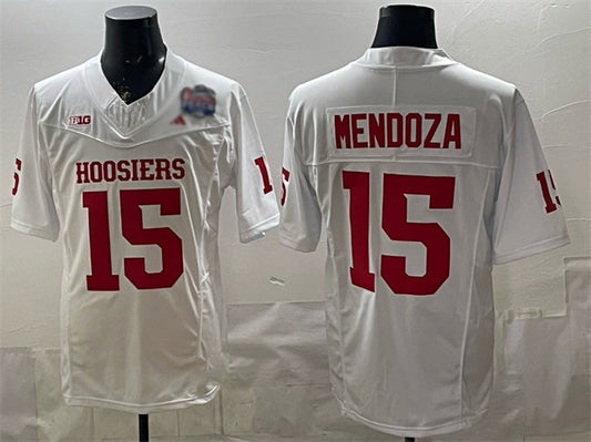 IN.Hoosiers #15 Fernando Mendoza White F.U.S.E. 2026 Patch Stitched Football American College Jerseys - Main View