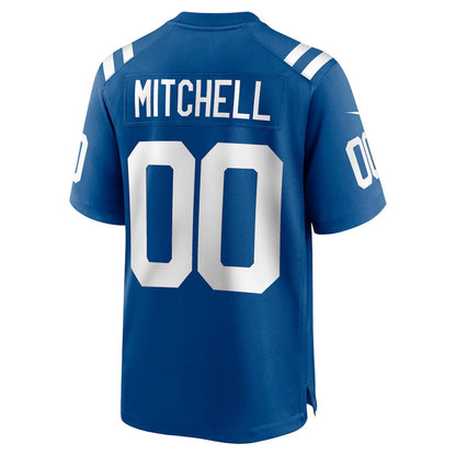 IN.Colts Adonai Mitchell 2024 Draft Player Game Jersey - Royal American Football Jerseys - Main View