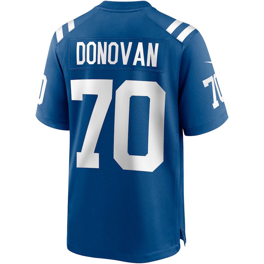 IN.Colts #70 Art Donovan Royal Game Retired Player Jersey Stitched American Football Jerseys - Main View
