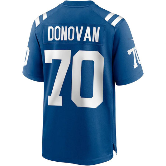 IN.Colts #70 Art Donovan Royal Game Retired Player Jersey Stitched American Football Jerseys - Main View