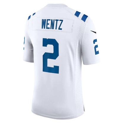 IN.Colts #2 Carson Wentz White Vapor Limited Jersey Stitched American Football Jerseys - Main View