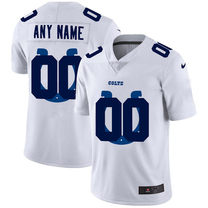 Custom IN.Colts White Team Big Logo Vapor Untouchable Limited Jersey Stitched American Football Jerseys - Main View