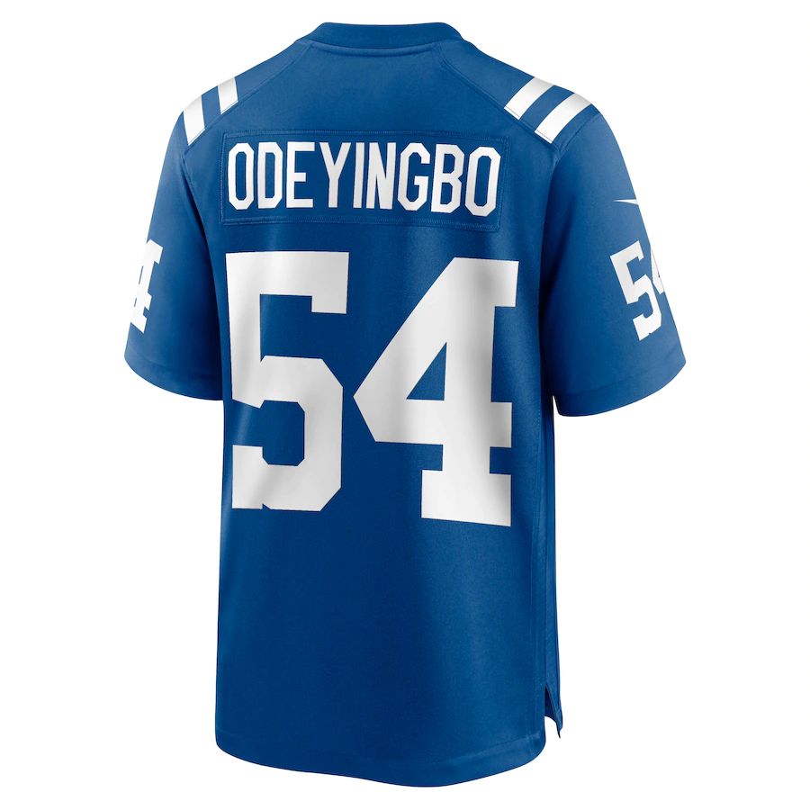 IN.Colts #54 Dayo Odeyingbo Royal Game Jersey Stitched American Football Jerseys - Main View