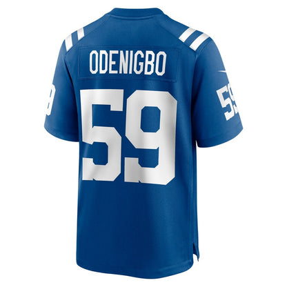 IN.Colts #59 Ifeadi Odenigbo Royal Game Player Jersey Stitched American Football Jerseys - Main View