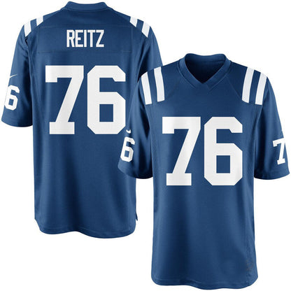IN.Colts #76 Joe Reitz Team Color Game Jersey Stitched American Football Jerseys - Main View