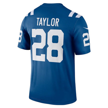 IN.Colts #28 Jonathan Taylor Royal Legend Jersey Stitched American Football Jerseys - Main View