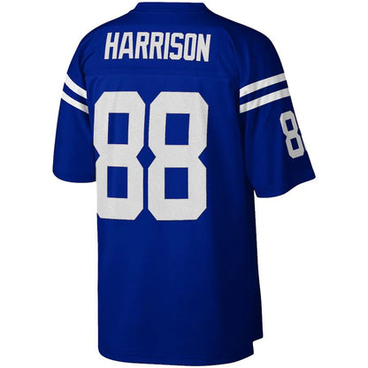 IN.Colts #88 Marvin Harrison Mitchell & Ness Royal 1996 Legacy Replica Jersey Stitched American Football Jerseys - Main View