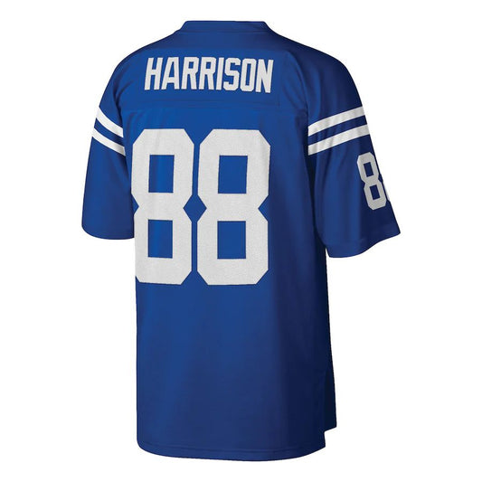 IN.Colts #88 Marvin Harrison Mitchell & Ness Royal Retired Player Legacy Replica Jersey Stitched American Football Jerseys - Main View