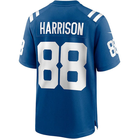 IN.Colts #88 Marvin Harrison  Royal Game Retired Player Jersey Stitched American Football Jerseys - Main View