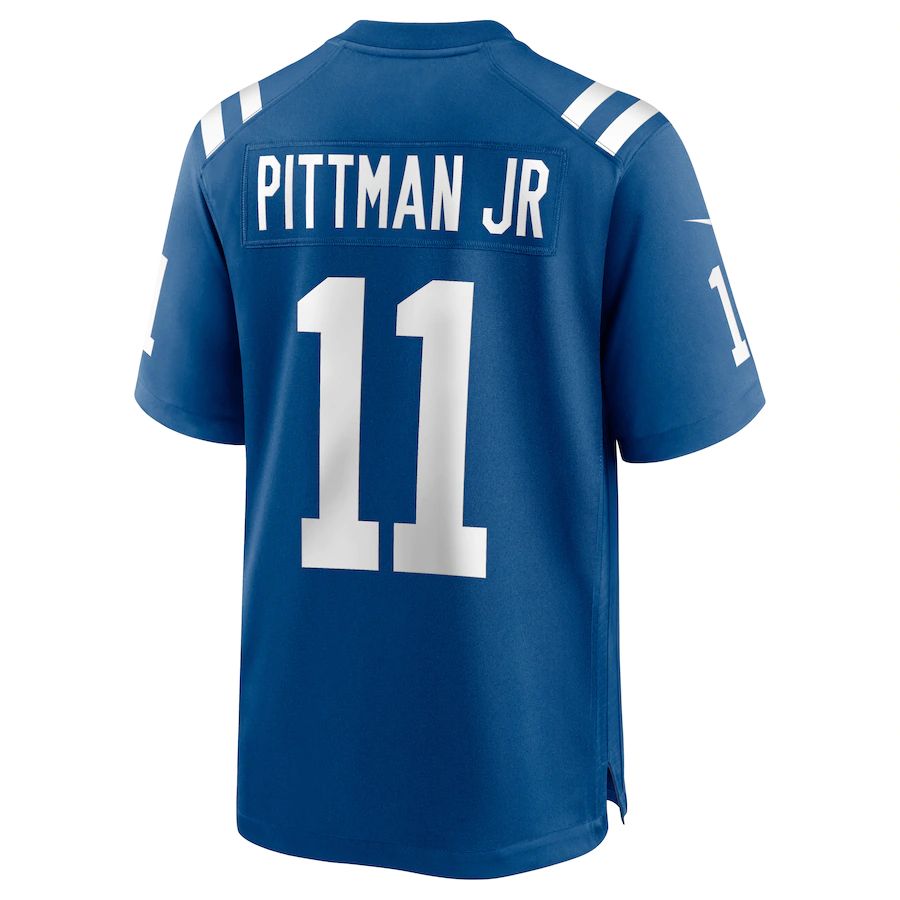 IN.Colts #11 Michael Pittman Jr. Royal Game Player Jersey Stitched American Football Jerseys - Main View