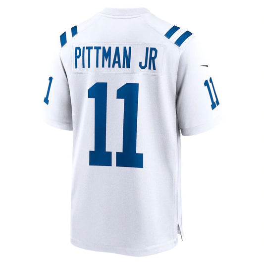 IN.Colts #11 Michael Pittman Jr. White Game Jersey Stitched American Football Jerseys - Main View