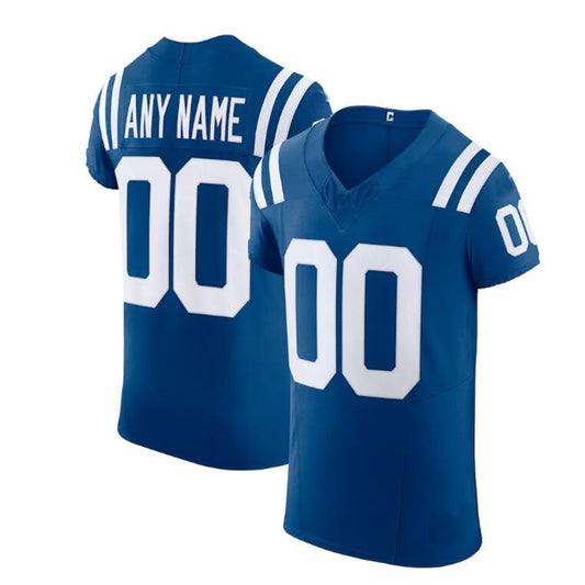 Custom IN.Colts  Royal Vapor F.U.S.E. Elite Custom Jersey Stitched American Football Jerseys - Main View