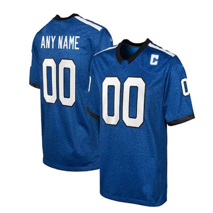 Custom IN.Colts Indiana Nights Alternate Game Jersey - Blue Stitched American Football Jerseys - Main View