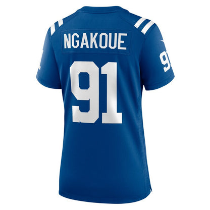 IN.Colts #91 Yannick Ngakoue Royal Player Game Jersey Stitched American Football Jerseys - Main View