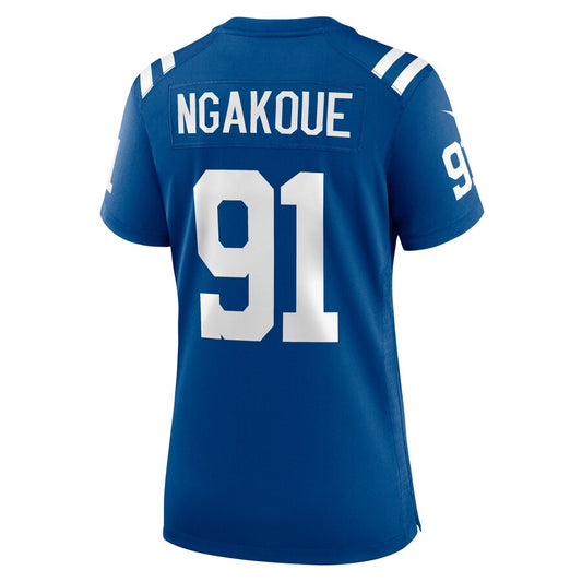 IN.Colts #91 Yannick Ngakoue Royal Player Game Jersey Stitched American Football Jerseys - Main View