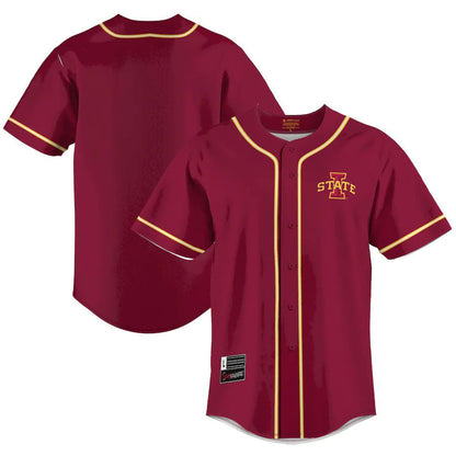 I.State Cyclones Baseball Jersey Cardinal Stitched American College Jerseys - Main View