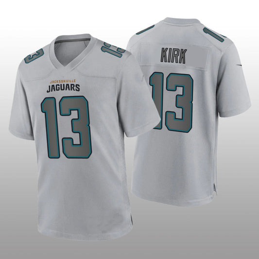 J.Jaguars #13 Christian Kirk Gray Atmosphere Game Jersey Stitched American Football Jerseys - Main View