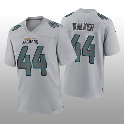 J.Jaguars #44 Travon Walker Gray Atmosphere Game Jersey Stitched American Football Jerseys - Main View