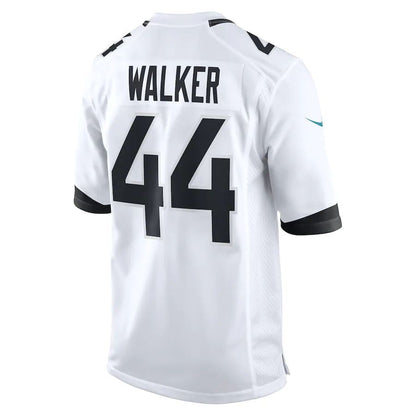 J.Jaguars #44 Travon Walker White 2022 Draft First Round Pick Game Jersey Stitched American Football Jerseys - Main View