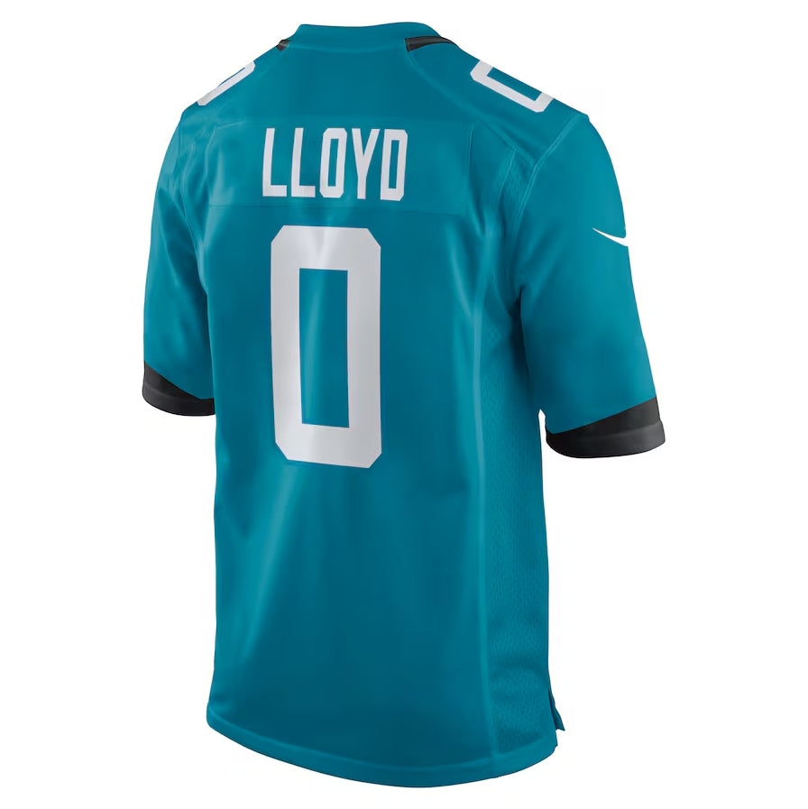 J.Jaguars #0 Devin Lloyd Teal Team Game Stitched American Football Jerseys - Main View