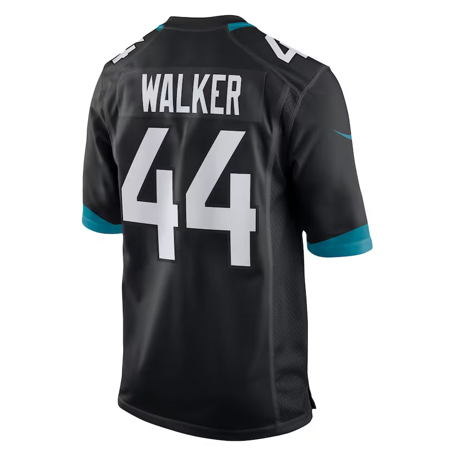 J.Jaguars #44 Travon Walker Black Player Game Stitched American Football Jerseys - Main View