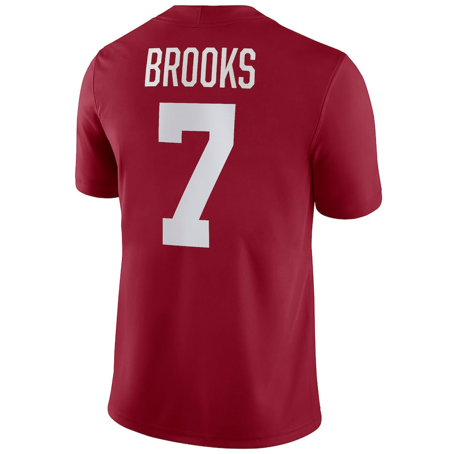 A.Crimson Tide #7 Ja'Corey Brooks NIL Replica Football Jersey Stitched American College Jerseys - Main View