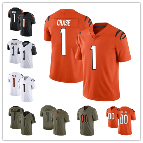 Men's #1 Ja'Marr Chase C.Bengal Limited Stitched Jerseys Football - Main View